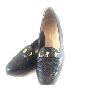 Salvatore Ferragamo Black Loafer 9B